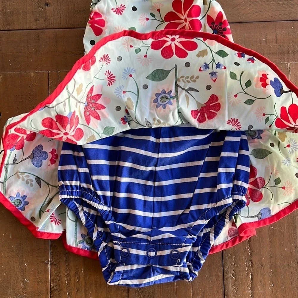 Matilda Jane Americana skirted romper